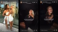 Screenshots of Dunne's Instagram Stories (Images from - Instagram.com/@livvydunne IG Stories)